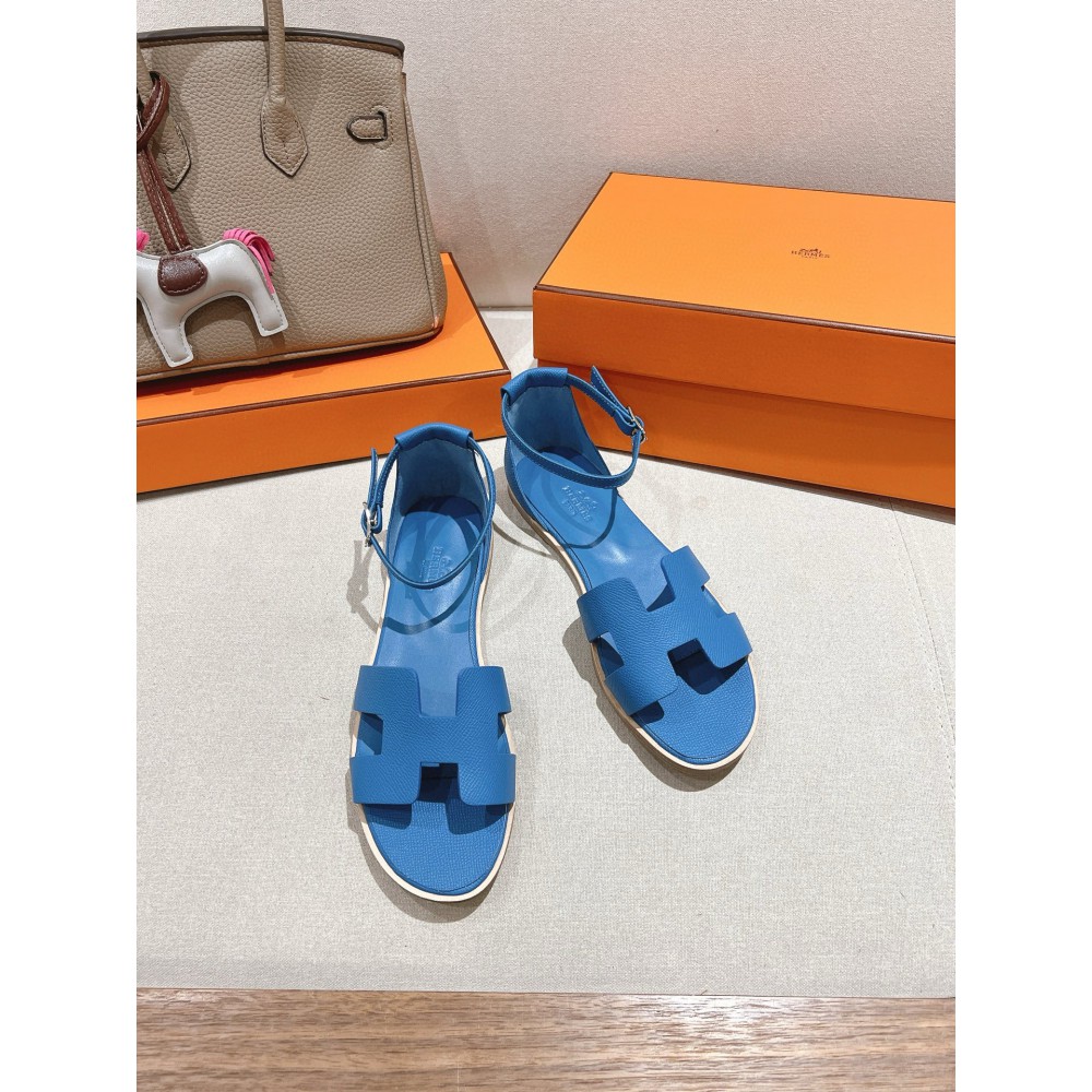 Hermes Santorini sandal Epsom calfskin 35-42 Shoes