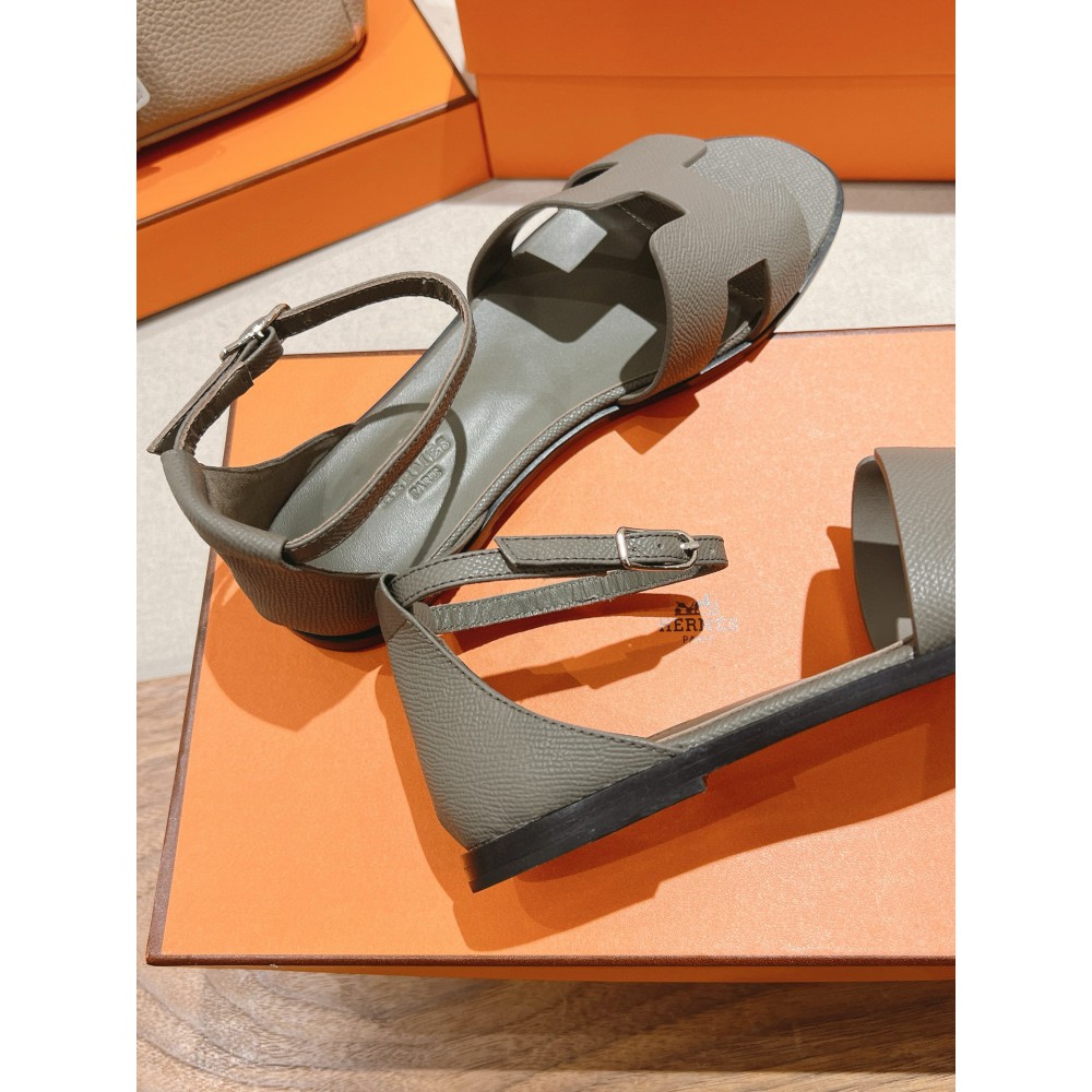Hermes Santorini sandal Epsom calfskin 35-42 Shoes