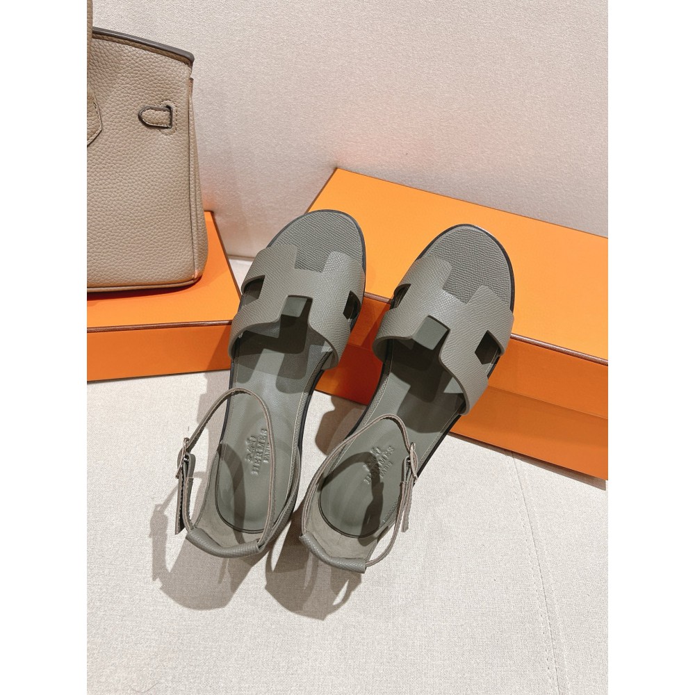 Hermes Santorini sandal Epsom calfskin 35-42 Shoes