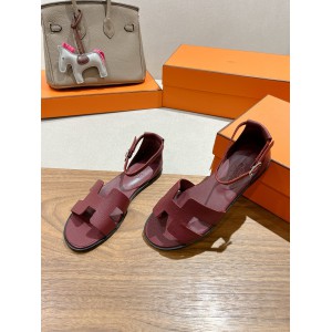 Hermes Santorini sandal Epsom calfskin 35-42 Shoes