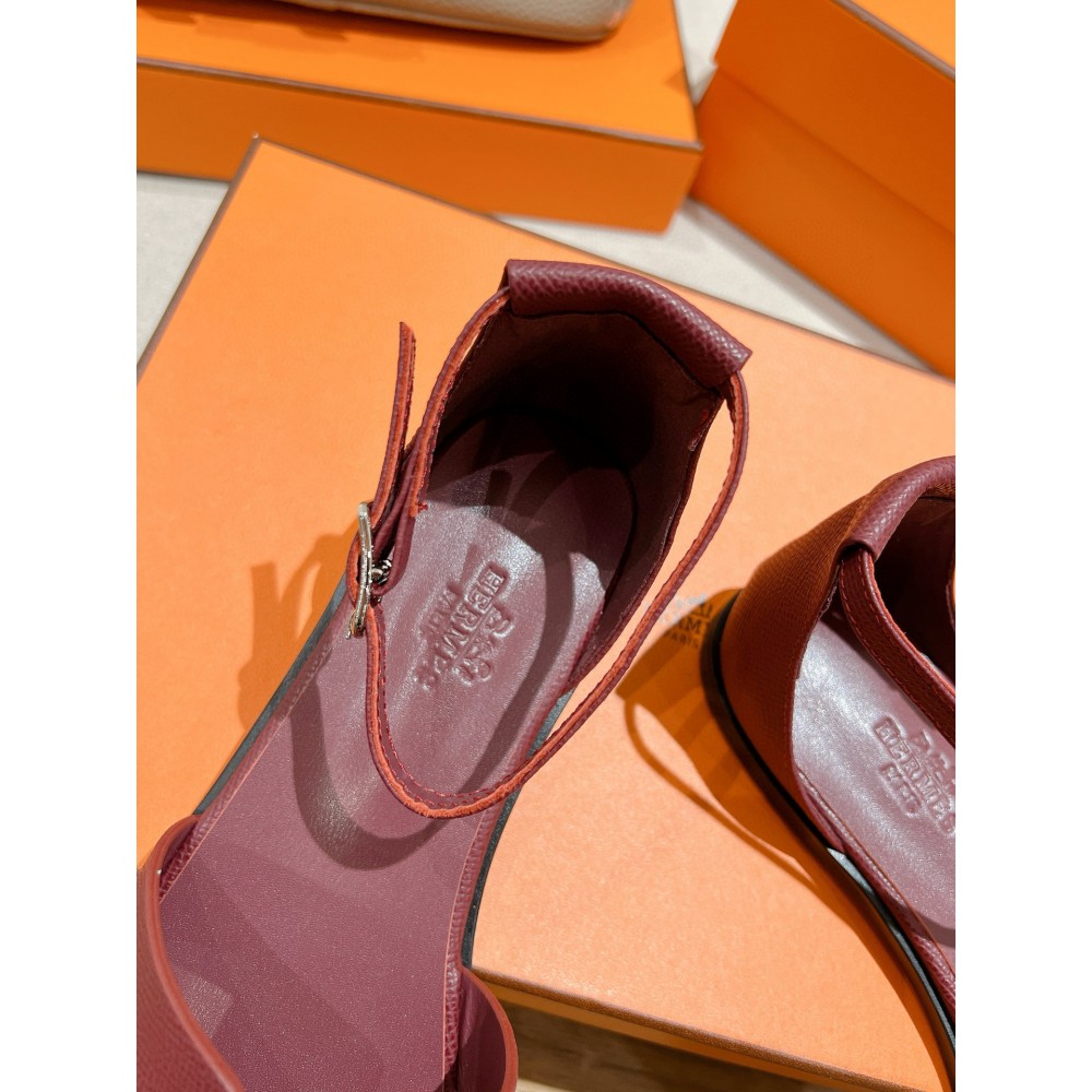 Hermes Santorini sandal Epsom calfskin 35-42 Shoes