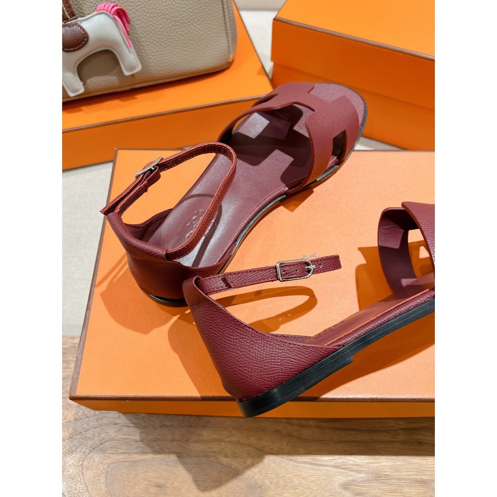 Hermes Santorini sandal Epsom calfskin 35-42 Shoes