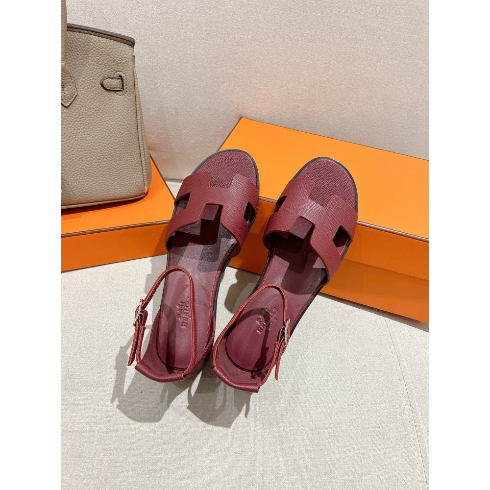 Hermes Santorini sandal Epsom calfskin 35-42 Shoes