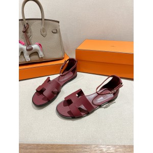 Hermes Santorini sandal Epsom calfskin 35-42 Shoes
