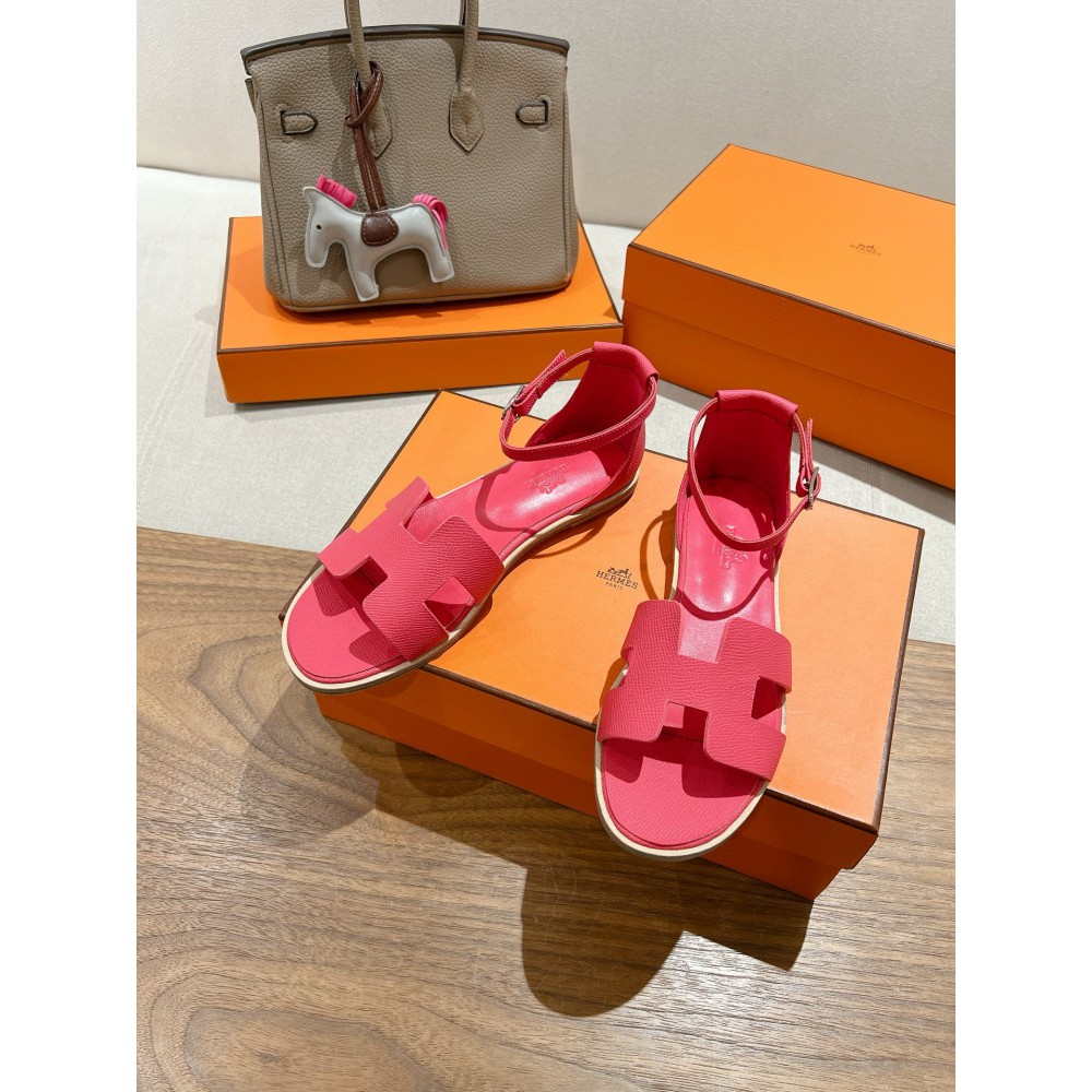 Hermes Santorini sandal Epsom calfskin 35-42 Shoes