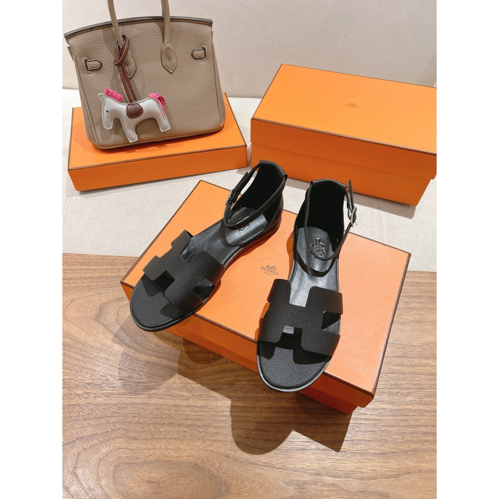 Hermes Santorini sandal Epsom calfskin 35-42 Shoes