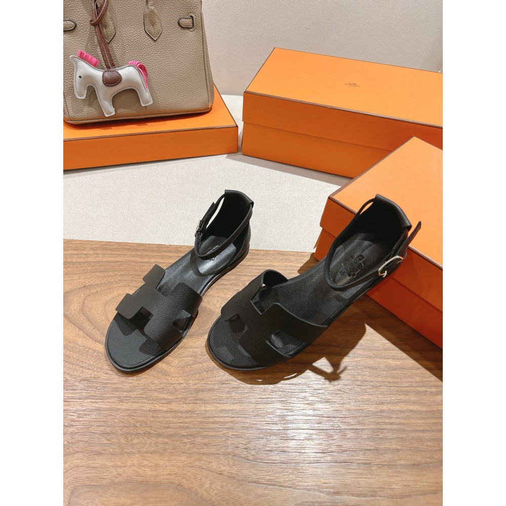Hermes Santorini sandal Epsom calfskin 35-42 Shoes