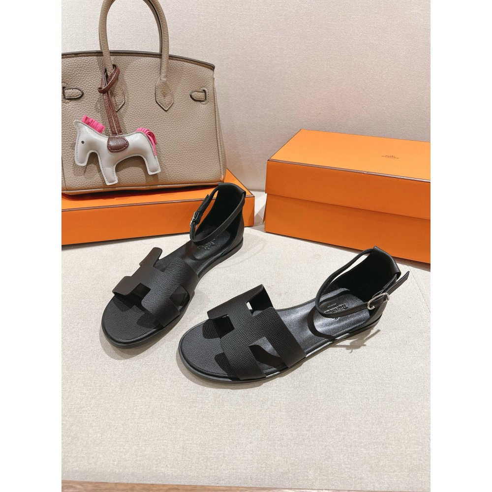 Hermes Santorini sandal Epsom calfskin 35-42 Shoes