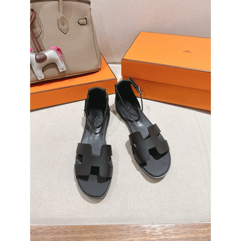 Hermes Santorini sandal Epsom calfskin 35-42 Shoes
