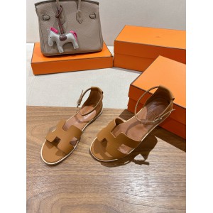 Hermes Santorini sandal Epsom calfskin 35-42 Shoes