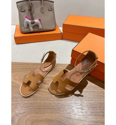 Hermes Santorini sandal Epsom calfskin 35-42