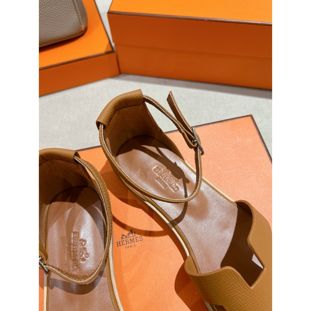 Hermes Santorini sandal Epsom calfskin 35-42 Shoes