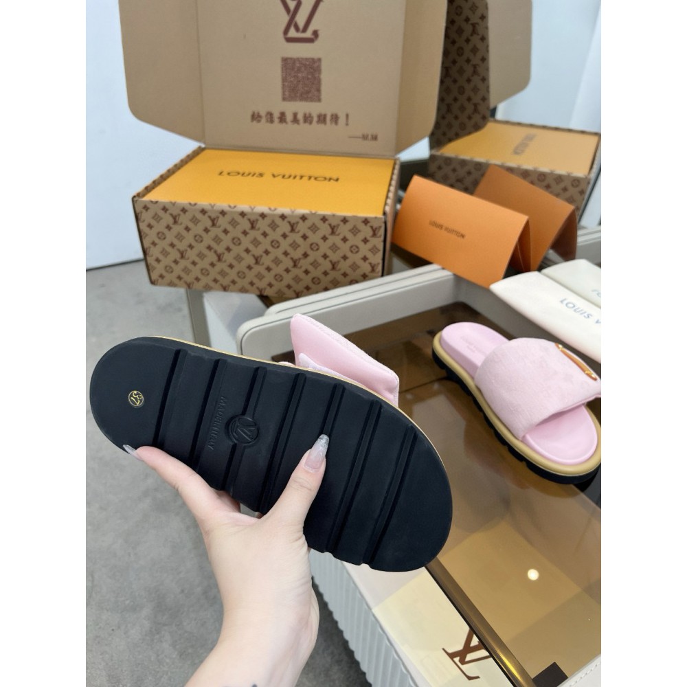Lv slippers pool pillow 2025 35-42 Shoes