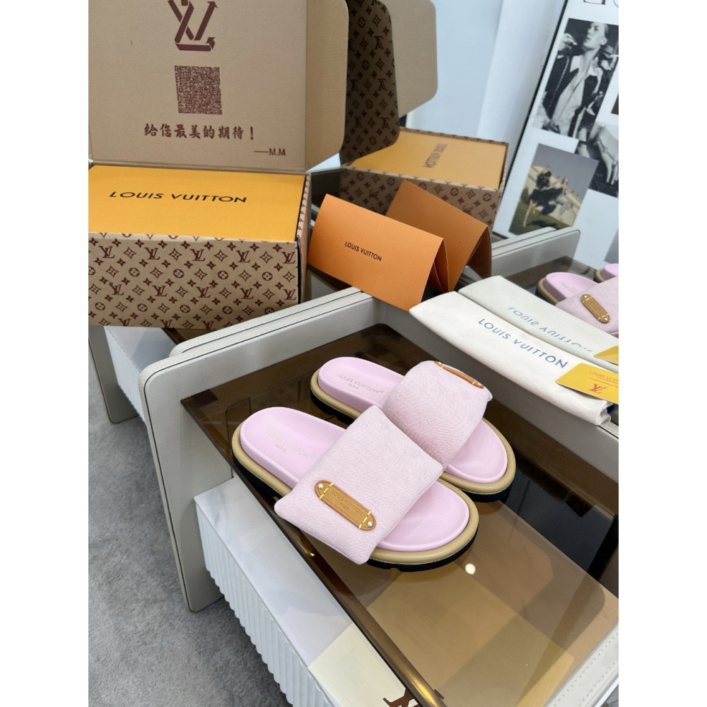Lv slippers pool pillow 2025 35-42 Shoes