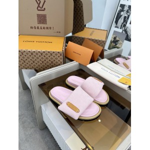 Lv slippers pool pillow 2025 35-42 Shoes