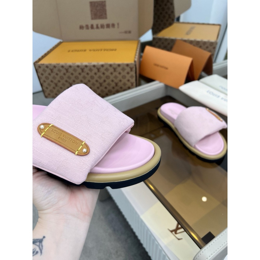Lv slippers pool pillow 2025 35-42 Shoes