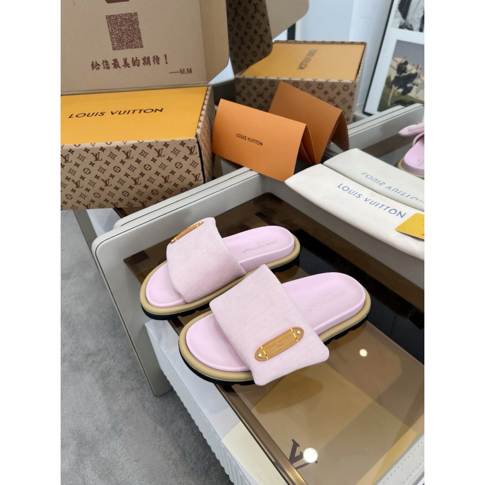 Lv slippers pool pillow 2025 35-42 Shoes