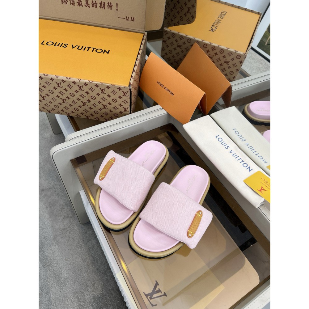 Lv slippers pool pillow 2025 35-42 Shoes