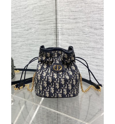 Dior miss dior caro mini bucket bag 16x13x18,5cm