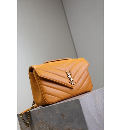 Ysl loulou medium in matelassé lambskin 29 x 17 x 8 CM