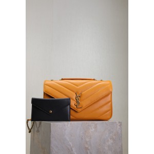 Ysl loulou small in matelassé lambskin 24x14x6cm Bags