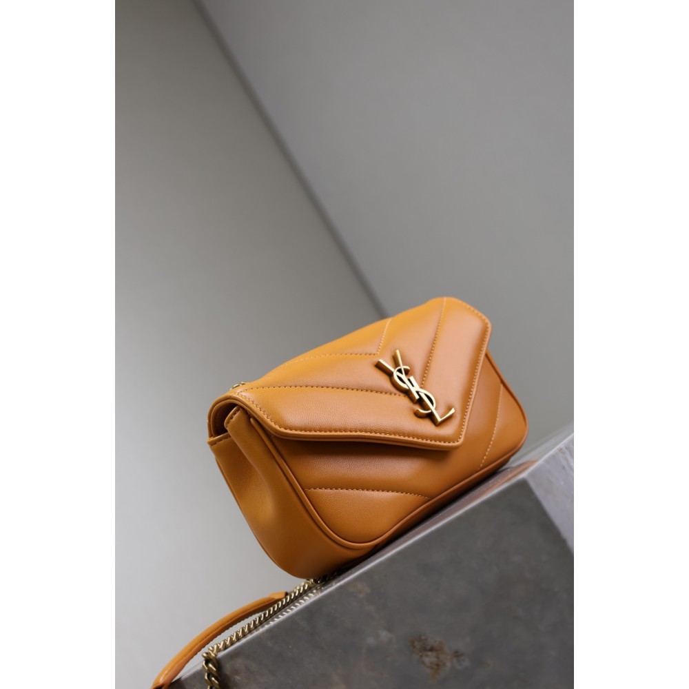 Ysl loulou mini in matelassé lambskin 20x12x5cm Bags