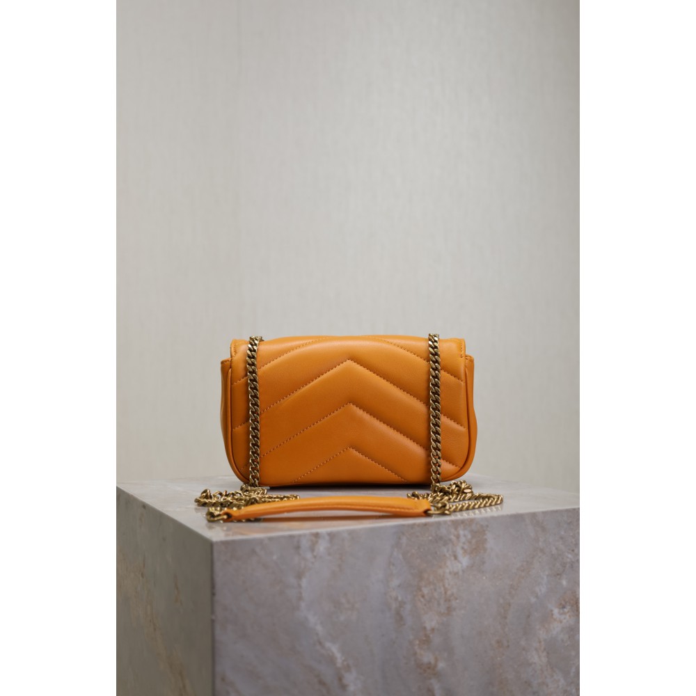 Ysl loulou mini in matelassé lambskin 20x12x5cm Bags