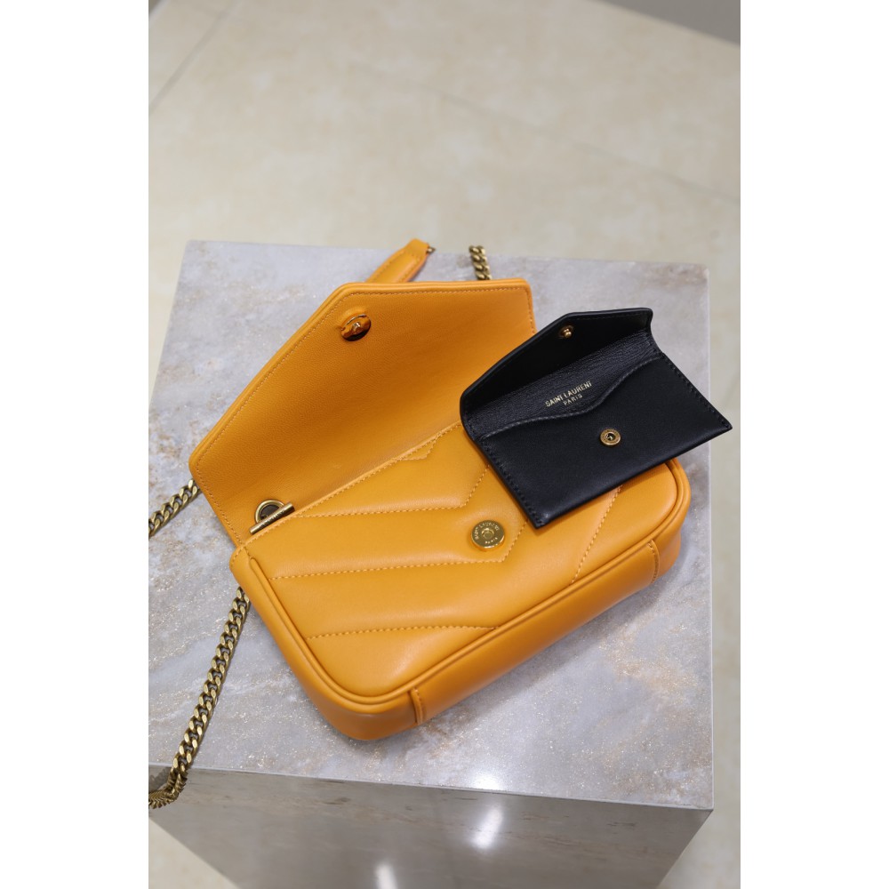 Ysl loulou mini in matelassé lambskin 20x12x5cm Bags