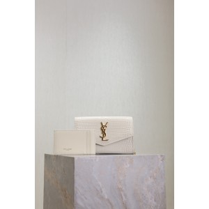 Ysl uptown chain wallet leather 19 x 12 x 3 CM Bags