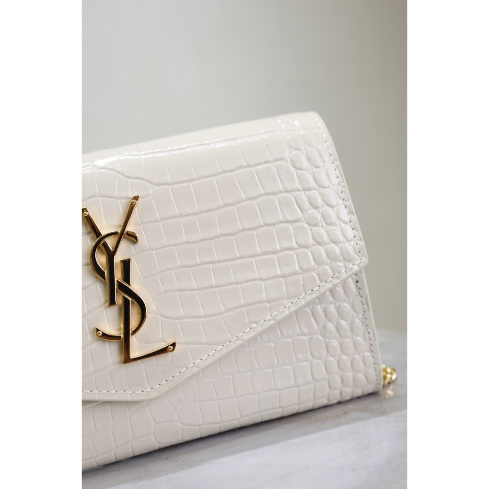 Ysl uptown chain wallet leather 19 x 12 x 3 CM Bags