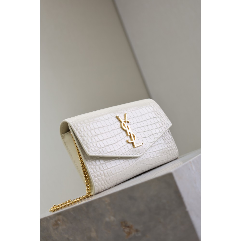 Ysl uptown chain wallet leather 19 x 12 x 3 CM Bags