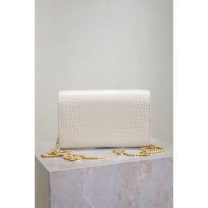 Ysl uptown chain wallet leather 19 x 12 x 3 CM Bags