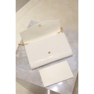 Ysl uptown chain wallet leather 19 x 12 x 3 CM Bags