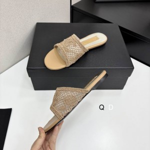 Chanel raffia slides 35-42 Shoes
