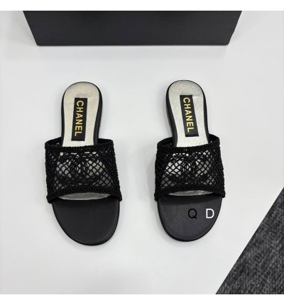 Chanel raffia slides 35-42