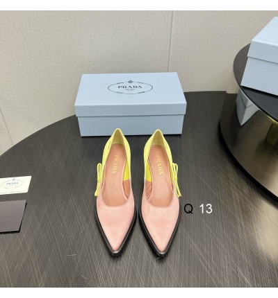 Prada leather slingback pumps 4cm 36-41