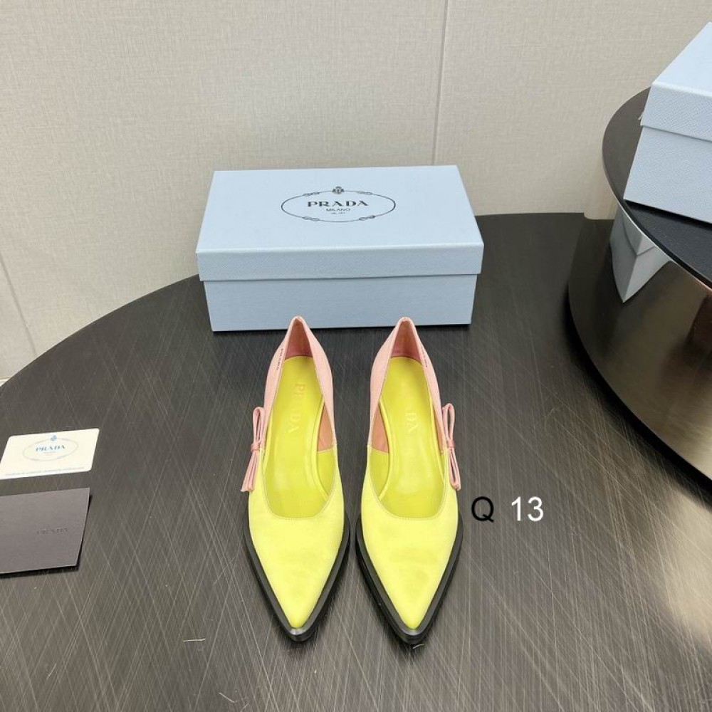 Prada leather slingback pumps 4cm 36-41 Shoes