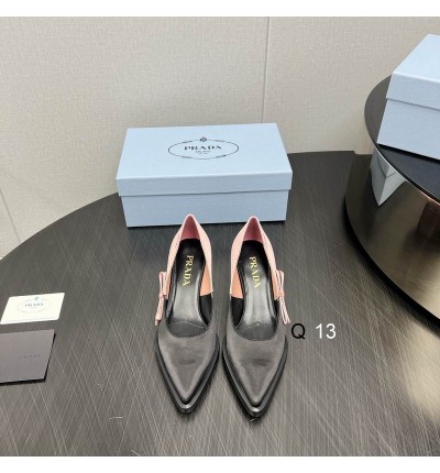 Prada leather slingback pumps 4cm 36-41