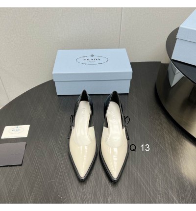 Prada leather slingback pumps 4cm 36-41