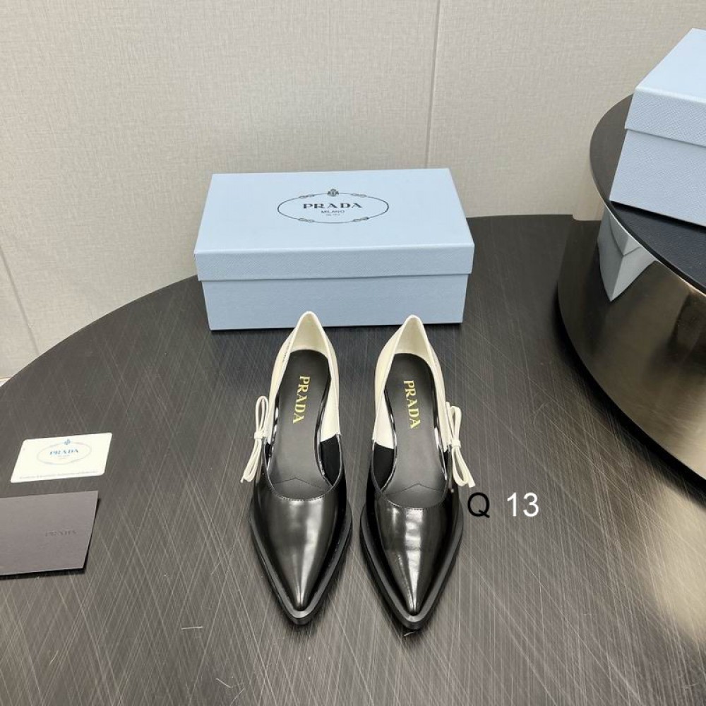 Prada leather slingback pumps 4cm 36-41 Shoes