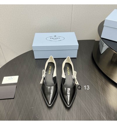 Prada leather slingback pumps 4cm 36-41