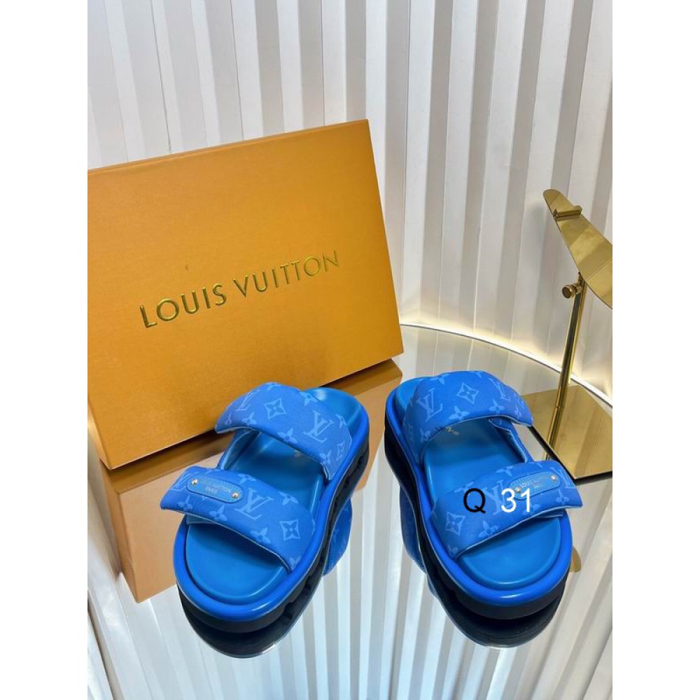 Lv sandals pool pillow 2025 35-42 Shoes