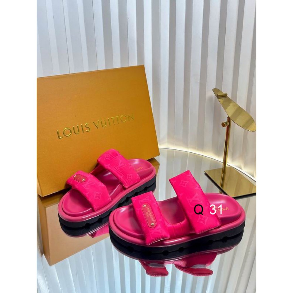 Lv sandals pool pillow 2025 35-42 Shoes