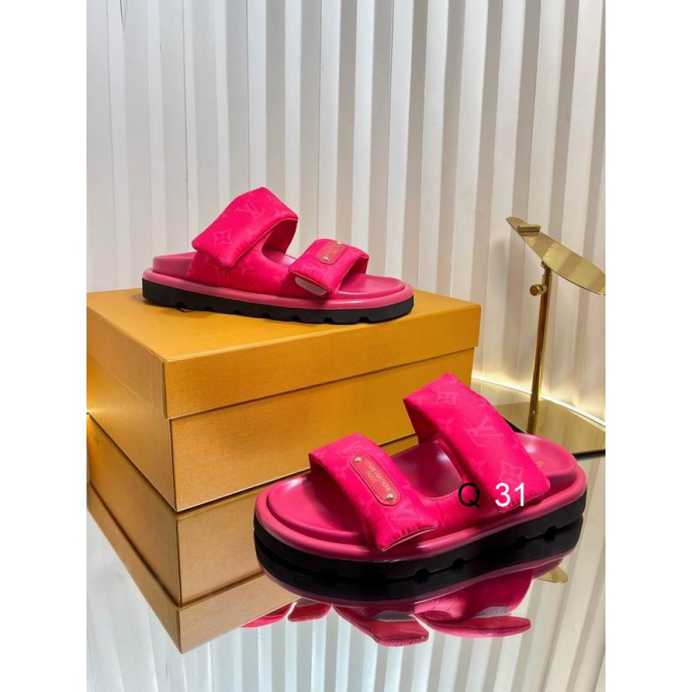 Lv sandals pool pillow 2025 35-42 Shoes