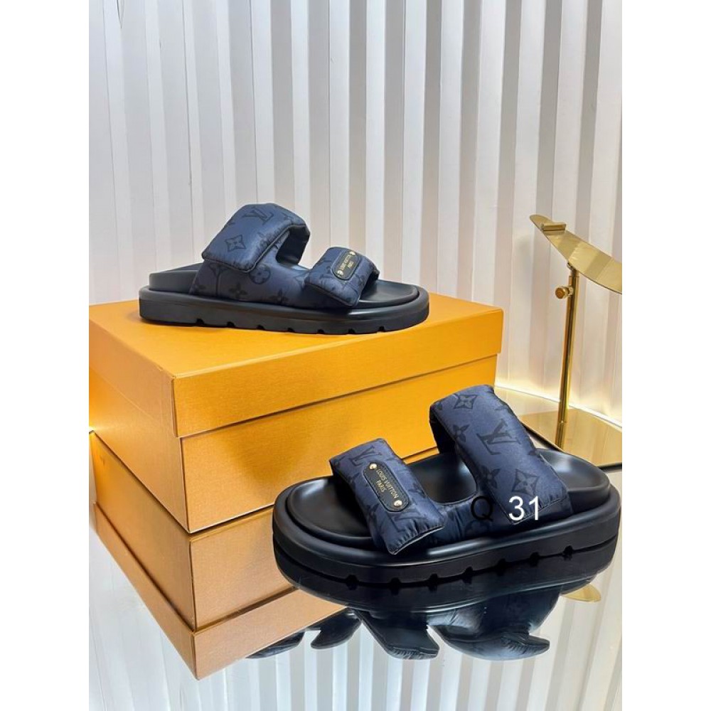 Lv sandals pool pillow 2025 35-42 Shoes