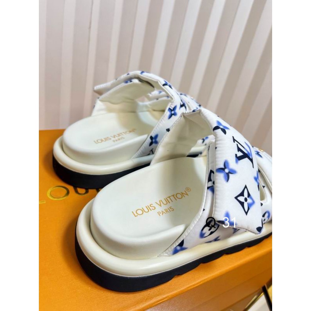 Lv sandals pool pillow 2025 35-42 Shoes