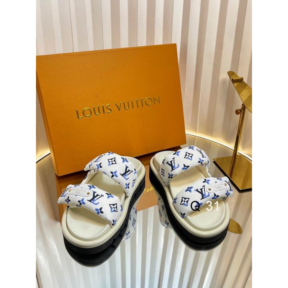 Lv sandals pool pillow 2025 35-42 Shoes