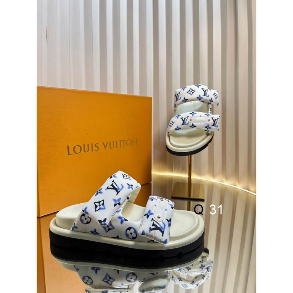 Lv sandals pool pillow 2025 35-42 Shoes