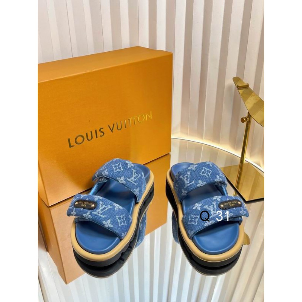 Lv sandals pool pillow 2025 35-42 Shoes