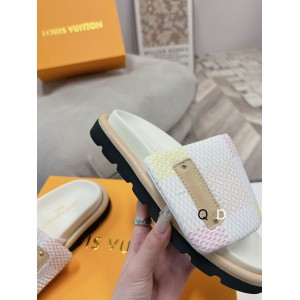Lv slippers pool pillow 2025 35-42 Shoes